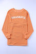 Ribbed Corduroy Oversized Sweatshirt